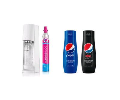 Sodastream - Terra - White With 1 Pepsi Max & 1 Pepsi - Bundle Sodastream - Terra - White With 1 Pepsi Max & 1 Pepsi - Bundle