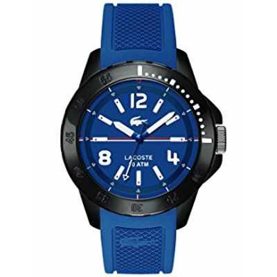 Lacoste horlogeband 2010716 / LC-75-1-29-2467 Rubber Blauw 22mm
