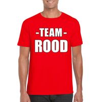 Sportdag team rood shirt heren - thumbnail