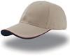 Atlantis AT609 Zoom Piping Sandwich Cap - Khaki/Burgundy/Navy - One Size