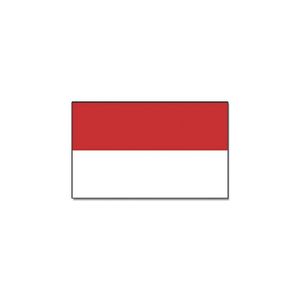 Gevelvlag/vlaggenmast vlag Monaco 90 x 150 cm   -