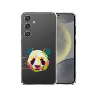 Samsung Galaxy S25 Hoesje - Panda Color TPU Antishock Samsung Galaxy S25 Hoesje - Panda Color TPU Antishock