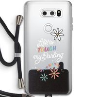 Tough Life: LG V30 Transparant Hoesje met koord