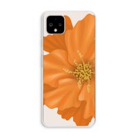 Orange Ellila flower: Pixel 4 XL Transparant Hoesje Orange Ellila flower: Pixel 4 XL Transparant Hoesje