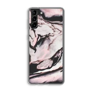 Roze stroom: Samsung Galaxy S21 Plus Transparant Hoesje