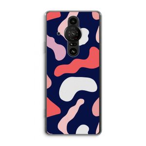 Memphis Shapes Pink: Sony Xperia Pro-I Transparant Hoesje