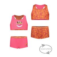 B.Nosy zomer reversibel bikini meisjes - K3 - sugar plum roze - Winona