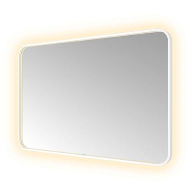 Hotbath &MORE Spiegel direct en indirect LED color changing spiegelverwarming met afstandsbediening Mat wit SSQ128WH
