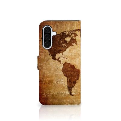 Samsung Galaxy A36 | Flip Cover | Wereldkaart
