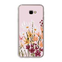 Painted wildflowers: Samsung Galaxy J4 Plus Transparant Hoesje