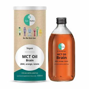 Go-Keto Brain MCT Olie met DHA en Luteïne (500 ml)