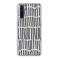 Moroccan stripes: Oppo A91 Transparant Hoesje