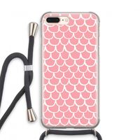 Dakpannetjes: iPhone 7 PLUS Transparant Hoesje met koord