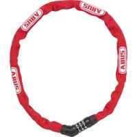 Abus cijfer kettingslot 4804c/75 - rood, 4mm - 75cm - fiets