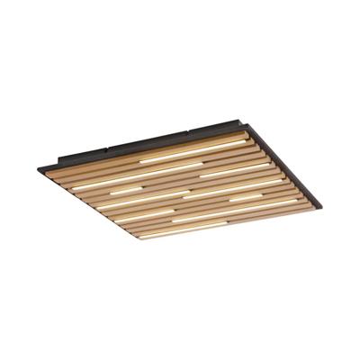 Paul Neuhaus Vierkante plafondlampQ-Akustik hout - 6423-79