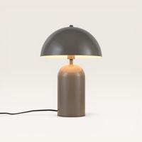 Tafellamp Asteri taupe s - Taupekleurige paddenstoel lamp van metaal voor binnen - Zonder lichtbron