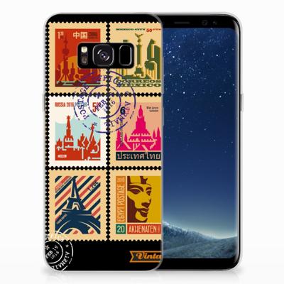 Samsung Galaxy S8 | Silliconen Back Cover | Postzegels