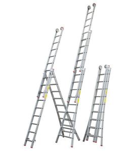 Little Jumbo Reformladder SuperPRO uitgebogen bomen blank - 3x8 sporten - 1250500308