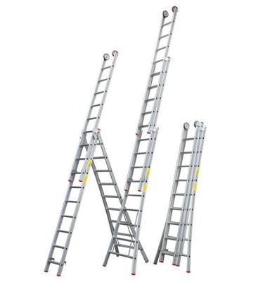 Little Jumbo Reformladder SuperPRO uitgebogen bomen blank - 3x8 sporten - 1250500308