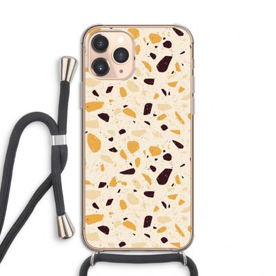 Terrazzo N°13: iPhone 11 Pro Transparant Hoesje met koord