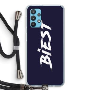 Biest: Samsung Galaxy A32 4G Transparant Hoesje met koord