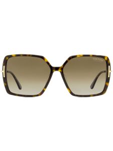 TOM FORD Eyewear lunettes de soleil Joanna à monture papillon - Marron