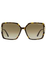 TOM FORD Eyewear lunettes de soleil Joanna à monture papillon - Marron