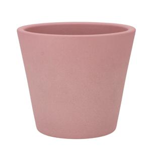 DK Design Bloempot/plantenpot - Vinci - lichtroze mat - voor kamerplant - D19 x H21 cm