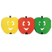 Appel fruit thema versiering slinger - 300 cm - versieringen/feestartikelen - gezondheid thema