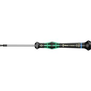 Wera 2052 Elektronica en fijnmechanica Inbusschroevendraaier Sleutelbreedte (metrisch): 3 mm Koplengte: 60 mm Afmeting, lengte: 157 mm