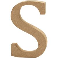 Creativ Company Letter, s, h: 8 cm, dikte 1,5 cm, 1 stuk