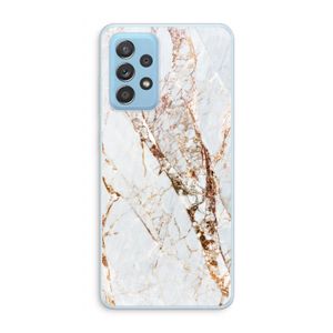 Goud marmer: Samsung Galaxy A73 Transparant Hoesje