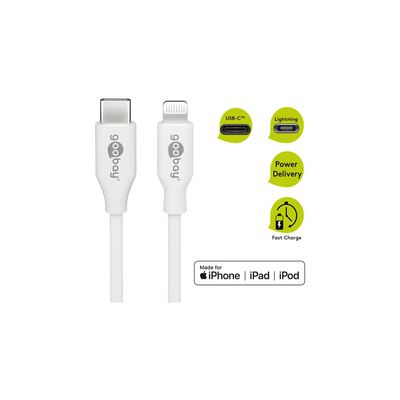 goobay Lightning - USB-C oplaad en synchronisatiekabel