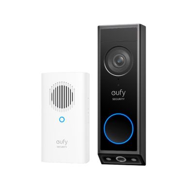 EufyVideo Doorbell E340 + Chime Slimme deurbel Zwart
