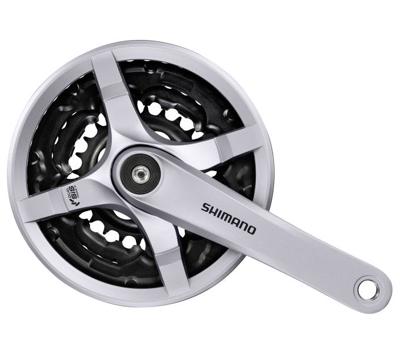 Shimano tourney fc-ty501 6/7/8-speed square crank 42/34/24