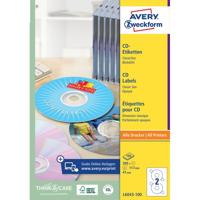 Etiket Avery L6043-100 CD wit 200 stuks