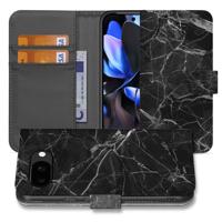 Donker Marmer Google Pixel 9a | Bookcase Hoesje