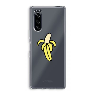 Banana: Sony Xperia 5 Transparant Hoesje