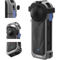 Telesin Metalen cage voor Insta360 X5 met lens cover