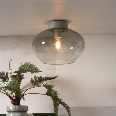 its about RoMi Plafondlamp 'Bologna' 35cm, kleur Lichtgrijs