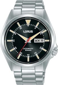 Lorus RL417BX9 Horloge staal zilverkleurig-zwart 42 mm
