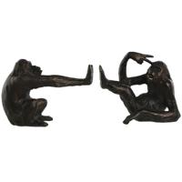 Bokstöd Home ESPRIT Hars Aap 22,5 x 9,8 x 17 cm