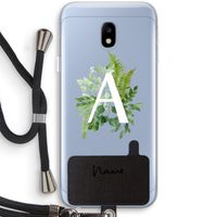 Green Brush: Samsung Galaxy J3 (2017) Transparant Hoesje met koord