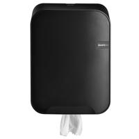 Poetspapierdispenser Quartzline Q16 medium zwart 441154