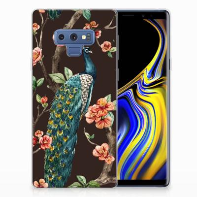 Samsung Galaxy Note 9 | TPU Hoesje | Pauw met Bloemen