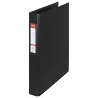 Esselte Standard Ring Binders , PP Black 2 x 25 mm ringband A4 Zwart