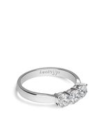 LEO PIZZO bague My Twin Trilogy en or blanc 18ct ornée de diamants - Argent