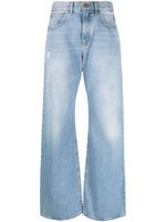 PINKO jean droit à taille haute - Bleu