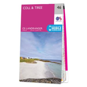 Wandelkaart - Topografische kaart 046 Landranger Coll & Tiree | Ordnan