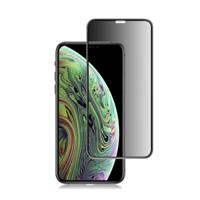 mocolo 0.33mm 9H 3D ronde rand Privacy Anti-Glare getemperd glas Film voor iPhone XS / X (zwart)